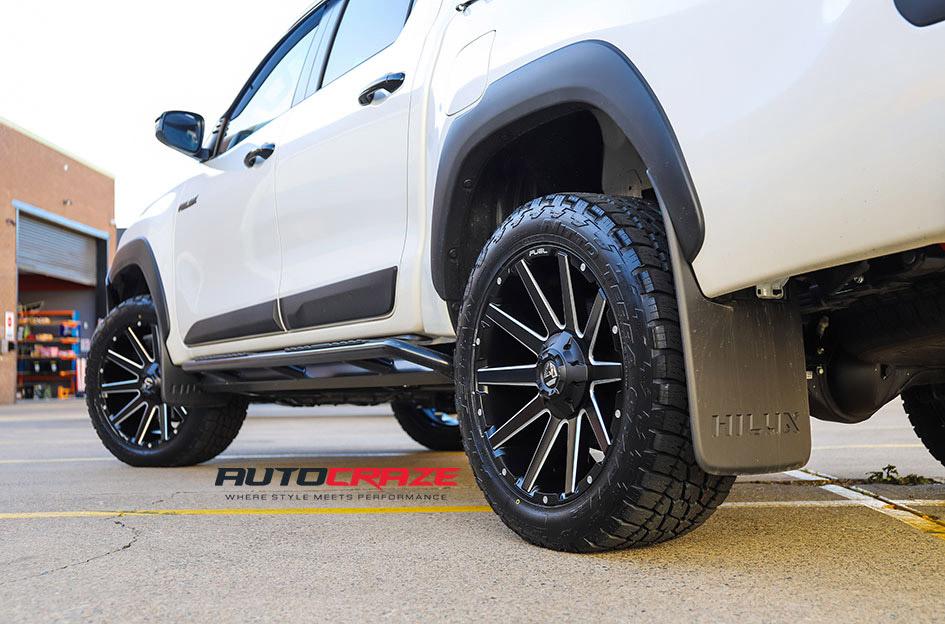 TOYOTA HILUX N80 RUGGED X CONTRA MATTE BLACK MILLED